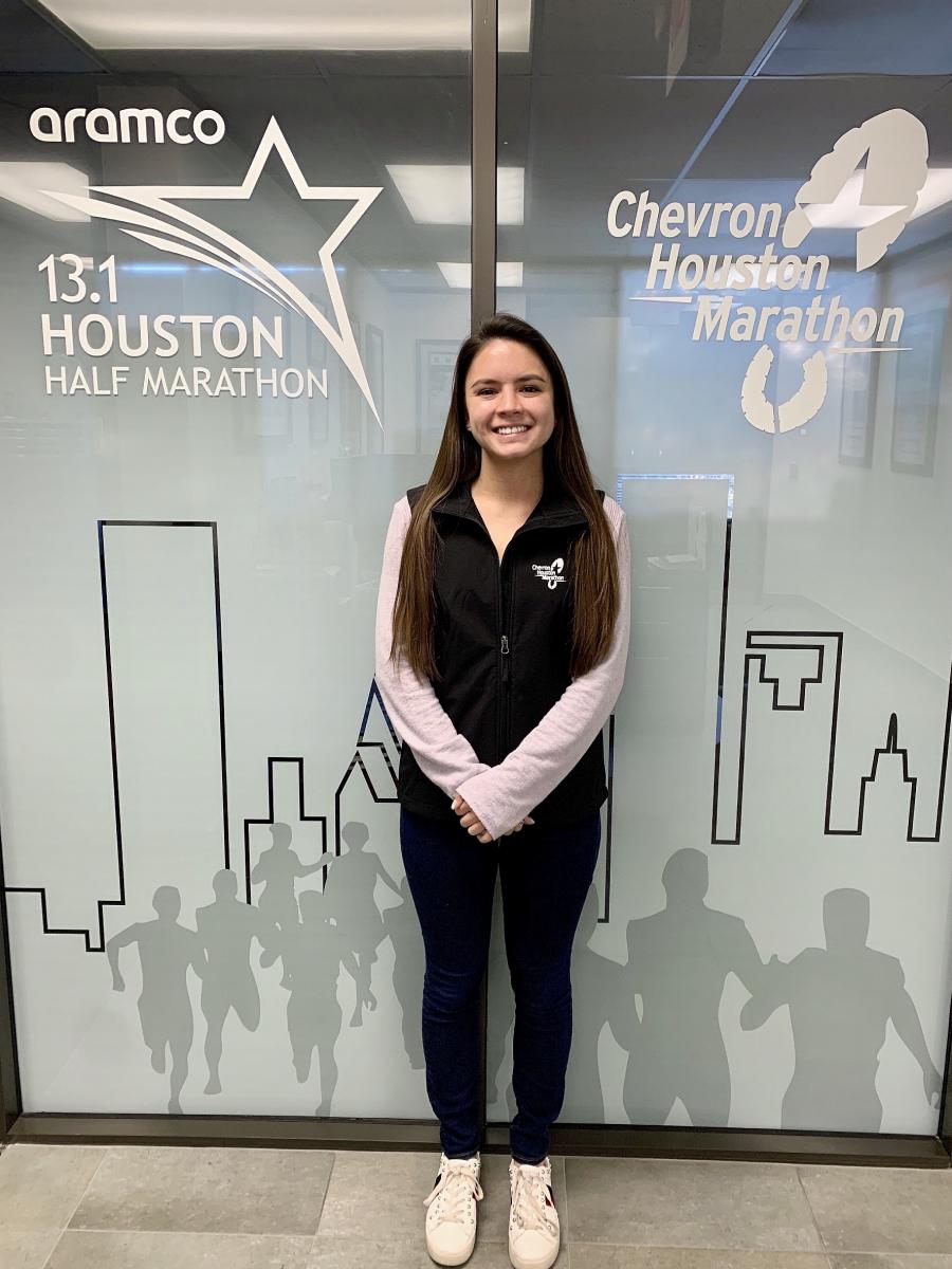 Alexa Davidson '19 Hired at Houston Marathon